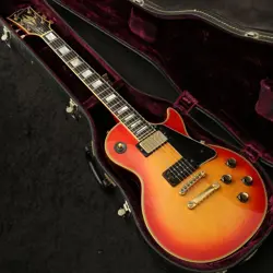 GIBSON LESPAUL CUSTOM CHERRY SUNBURST 1976 SAFE DELIVERY FROM JAPAN