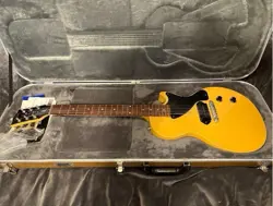 ELECTRIC GUITAR GIBSON USA LES PAUL JR 100TH ANNIVERSARY MODEL TV YELLOW & CASE