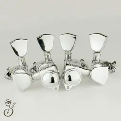 NEW GROVER 502 LOCKING TUNERS 3X3 MODERN GIBSON LES PAUL TULIP BUTTONS NICKEL