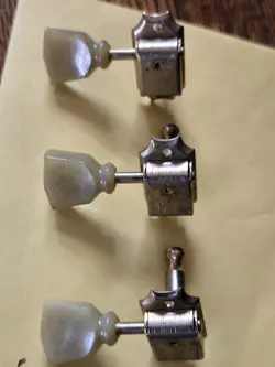 VINTAGE GIBSON  KLUSON TULIP TUNERS SINGLE LINE 