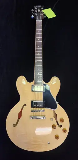 2011 GIBSON CUSTOM SHOP ES-335 DOT SEMI-HOLLOW ELECTRIC - NATURAL W/CASE