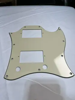 AGED WHITE NEW OLD STOCK GIBSON SG STANDARD PICKGUARD