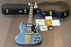 UNPLAYED! GIBSON CUSTOM 1964 SG REISSUE MURPHY LAB LIGHT AGED PELHAM BLUE + OHSC