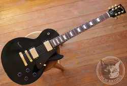 GIBSON LIMITED LES PAUL STUDIO EBONY BLACK GOLD HARDWARE USA 2017 E.GUITAR