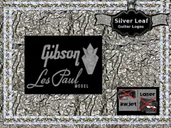 GIBSON LES PAUL GUITAR DECAL HEADSTOCK FOIL WATERSLIDE DECAL RESTORATION 4S