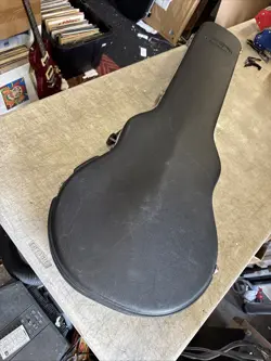 NICE SKB BLACK MOLDED HARDSHELL LOGO CASE FITS GIBSON LES PAUL LOOK!!!