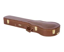 GATOR CASES GW-LP-BROWN GIBSON LES PAUL GUITAR DELUXE WOOD CASE - BROWN