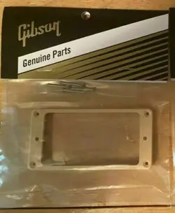 GIBSON LES PAUL CREME CREAM BRIDGE PICKUP MOUNTING RING GUITAR HUMBUCKER GENUINE