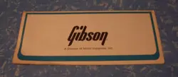 VINTAGE 1980S GIBSON WARRANTY CARD EXPLORER 