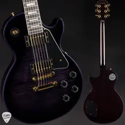 GIBSON CUSTOM SHOP MADE 2 MEASURE LES PAUL CUSTOM FIGURED PURPLE WIDOW