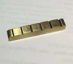 BRASS SLOTTED NUT GOLD PLATED 42MM FOR GIBSON EPIPHONE LES PAUL  SG GUITAR NECK