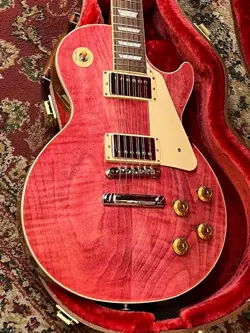 GIBSON CUSTOM COLOR SERIES LES PAUL STANDARD 50S FIGURED TOP TRANSLUCENT #GGCDH