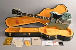 GIBSON CUSTOM 1964 SG STANDARD MAESTRO VIBROLA MURPHY LAB LIGHT AGED PELHAM BLUE