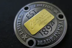 GIBSON CUSTOM DESIGNED TOGGLE SWITCH COVER PLATE - LES PAUL GUITARS- NO SCREWS