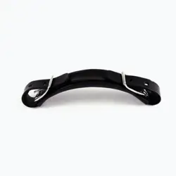 GIBSON STYLE CASE REPLACEMENT HANDLE - BLACK LEATHER FOR GUITAR CASES