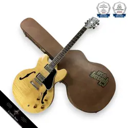 GIBSON ES335 FIGURED ELECTRIC GUITAR NATURAL 2001  3.85KG