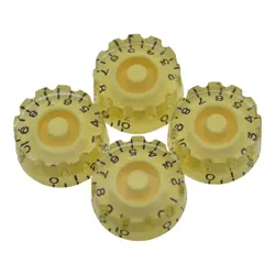 4X LP GUITAR KNURLED SPEED KNOBS 24 FINE SPLINE CONTROL KNOB FIT GIBSON LP CREAM