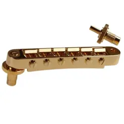 GIBSON LES PAUL GUITAR BRIDGE NASHVILLE TUNE-O-MATIC BRIDGE GOLD PBBR-040 F/S