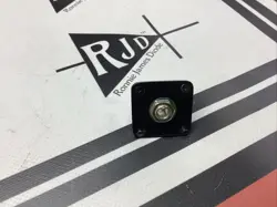 SWITCHCRAFT INPUT OUTPUT JACK METAL PLATE SQUARE FLAT BLACK