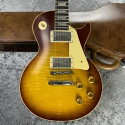 GIBSON CUSTOM SHOP REAL SUPERB HEATHER 1959 LES PAUL STANDARD REISSUE VOS ORANGE