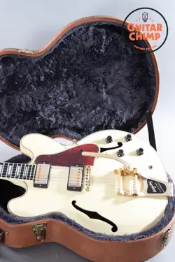 2016 GIBSON MEMPHIS LIMITED RUN ES-355 BIGSBY VOS CLASSIC WHITE
