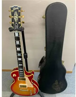 ELECTRIC GUITAR GIBSON LES PAUL 68' CUSTOM FLAME TOP CHERRY SUNBURST S/N 032718