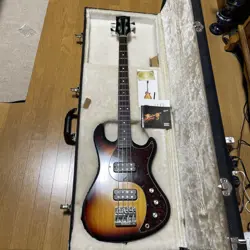 GIBSON EB ELECTRIC BASS SUNBURST RARE WITH HARD CASE EXCELLENT CONDITION