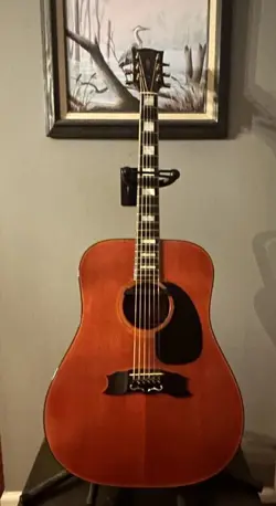 GIBSON CUSTOM HERITAGE CUSTOM ACOUSTIC WITH RARE EARTH PICK UP 1971-1973
