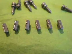 VINTAGE 1958 GIBSON NICKEL SADDLES   SCREWS FOR NICKEL ABR1 LES PAUL BURST PAF