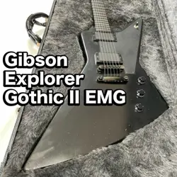 GIBSON USA EXPLORER GOTHIC BLACK NO.LG746