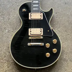 GIBSON CUSTOM SHOP LES PAUL CUSTOM MURPHY LAB ULTRA LIGHT AGING 2023 - EBONY