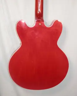 RED SEMI-HOLLOW ELECTRIC