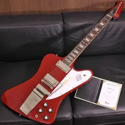 GIBSON CS MURPHY LAB '63 FIREBIRD V W/MAESTRO VIBROLA EMBER RED ULTRA LIGHT AGED