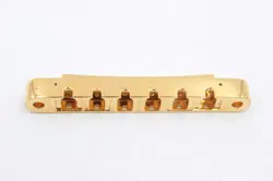 GIBSON ABR-1 GOLD TUNE-O-MATIC GUITAR BRIDGE W/OUT SADDLES