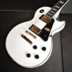 EPIPHONE INSPIRED BY GIBSON CUSTOM LES PAUL ALPINE WHITE FINEST GUITARS *GH993