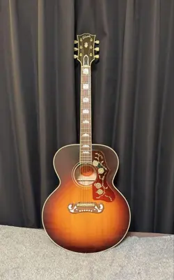 ACOUSTIC GUITAR GIBSON 2014 J-200 THE64 SUNBURST WITH HARD CASE