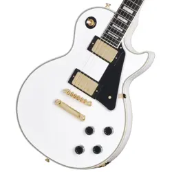 EPIPHONE INSPIRED BY GIBSON LES PAUL CUSTOM ALPINE WHITE LES PAUL CUSTOM
