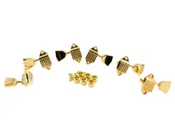 KLUSON WAFFLEBACK 3 3 GOLD KEYSTONE BUTTON TUNERS FITS GIBSON SG CUSTOM 63-75