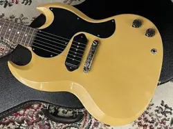 GIBSON CUSTOM SHOP MURPHY LAB 1963 SG JUNIOR LIGHTNING BAR TV YELLOW #GGEMI
