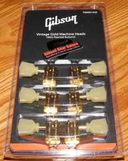 GIBSON LES PAUL TUNER SET GOLD KLUSON DELUXE GUITAR PARTS CUSTOM ES TUNING SG HP