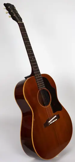 VINTAGE 1960S GIBSON B-25 SUNBURST ACOUSTIC GUITAR W/ HARD CASE