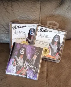 KISS ACE FREHLEY GIBSON ELECTRIC GUITAR STRINGS BRAND NEW