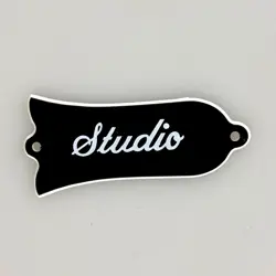 FOR GIBSON LES PAUL 'STUDIO' TRUSS ROD COVER PLATE , 2PLY BLACK 