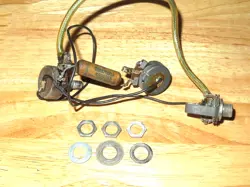 EPIPHONE 1954 NICKEL SINGLE PICKUP ELECTRONIC CONTROL POTS HARNESS