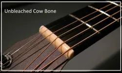 MUSICIANATHEART UNBLEACHED SLOTTED BONE NUT MADE FOR GIBSON GUITAR