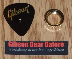 GIBSON LES PAUL SWITCH NUT GOLD RECESSED STANDARD TOGGLE MOUNTING GUITAR PARTS H