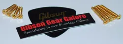 GIBSON LES PAUL PICKUP RING SCREWS GOLD SET GUITAR PARTS MOUNTING HUMBUCKER HP