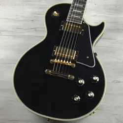 GIBSON CUSTOM SHOP 1968 LES PAUL CUSTOM REISSUE EBONY GLOSS