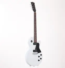 GIBSON LES PAUL SPECIAL TRIBUTE P-90 WORN WHITE SATIN 2023, MADE IN JAPAN
