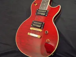 EPIPHONE LES PAUL CUSTOM PROPHECY BLACK CHERRY USED WITH GIBSON PICKUPS
